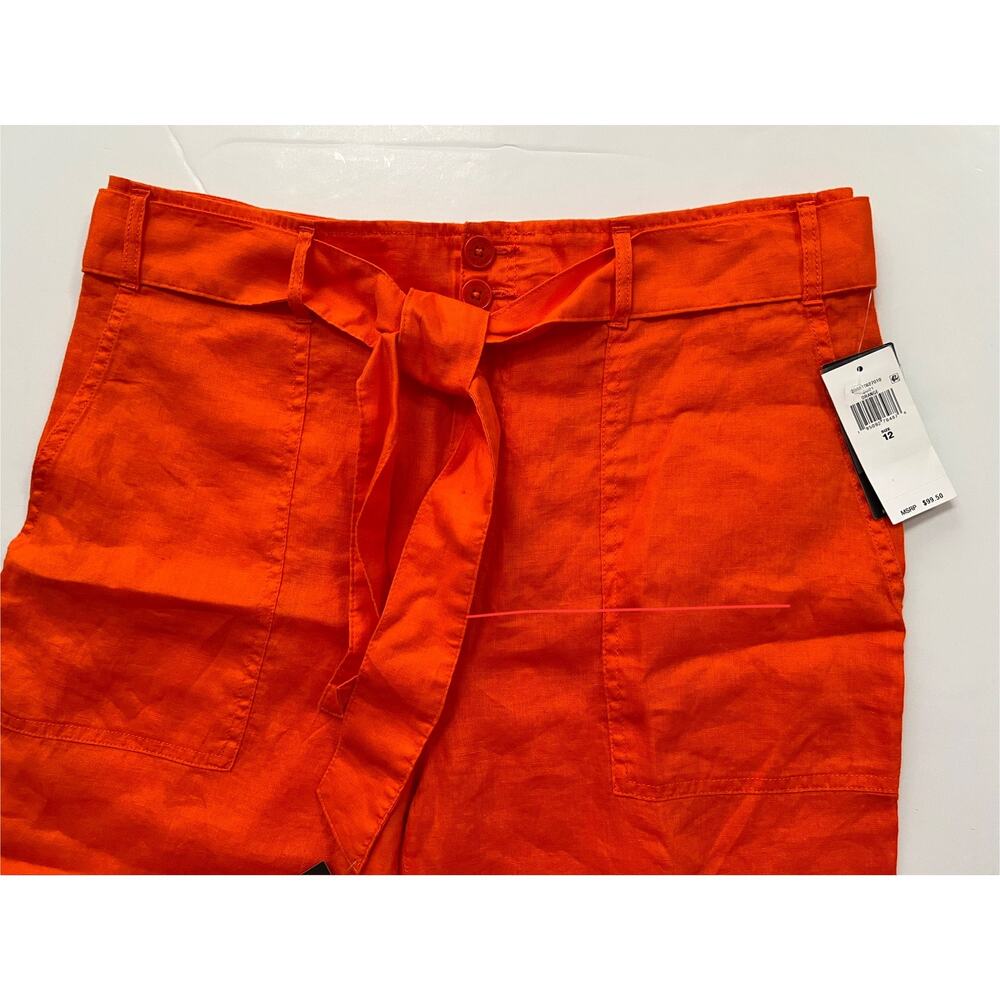 Lauren Ralph Lauren Women's Orange Pants Size 12 NWT $100 - Picture 7 of 16